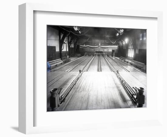 Bowling Alley, Madison Park, Seattle, 1909-Ashael Curtis-Framed Giclee Print