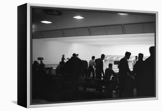 Bowling Alley Scene, Sheffield, South Yorkshire, 1964-Michael Walters-Framed Premier Image Canvas