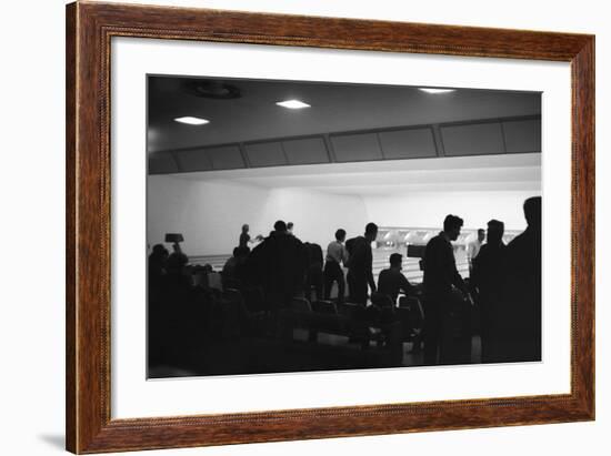 Bowling Alley Scene, Sheffield, South Yorkshire, 1964-Michael Walters-Framed Photographic Print