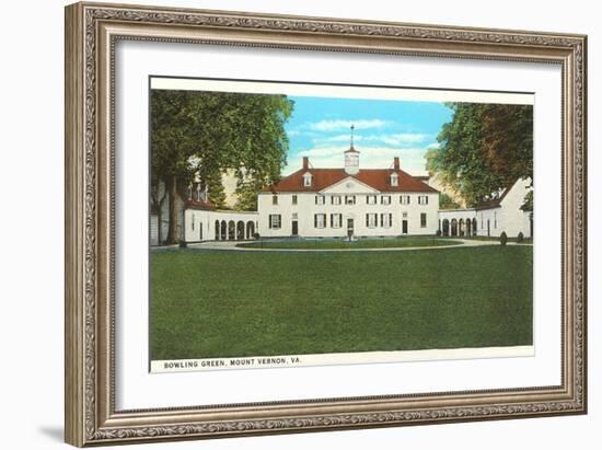 Bowling Green, Mt. Vernon, Virginia-null-Framed Art Print