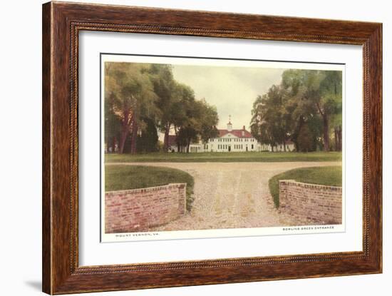 Bowling Green, Mt. Vernon, Virginia-null-Framed Art Print