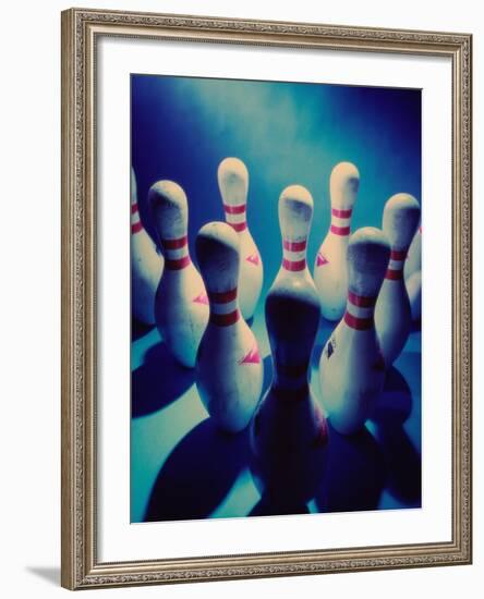 Bowling Pins-null-Framed Photographic Print