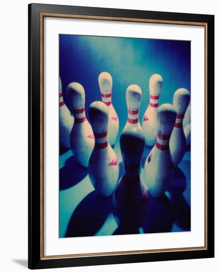 Bowling Pins-null-Framed Photographic Print