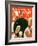 "Bowling Strike," Saturday Evening Post Cover, March 15, 1941-Lonie Bee-Framed Giclee Print