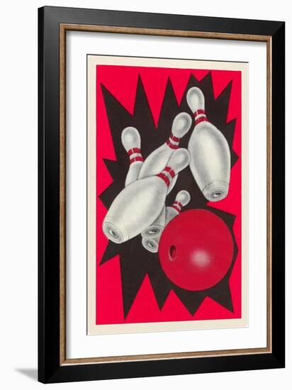 Bowling!-null-Framed Premium Giclee Print