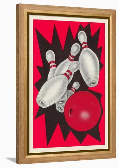 Bowling!-null-Framed Stretched Canvas
