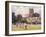 Bowls Match, Sidmouth-Trevor Chamberlain-Framed Giclee Print