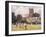 Bowls Match, Sidmouth-Trevor Chamberlain-Framed Giclee Print