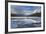 Bowman Lake in Winter, Glacier National Park, Montana, USA-Chuck Haney-Framed Photographic Print