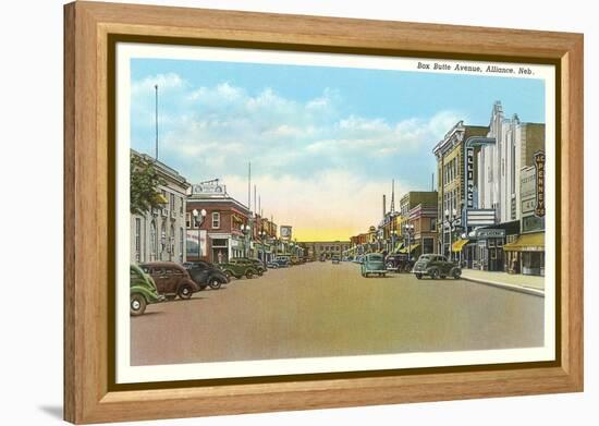 Box Butte Avenue, Alliance-null-Framed Stretched Canvas