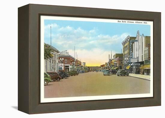 Box Butte Avenue, Alliance-null-Framed Stretched Canvas