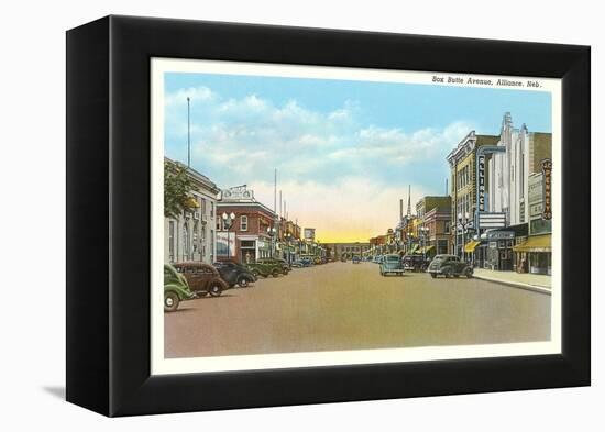 Box Butte Avenue, Alliance-null-Framed Stretched Canvas