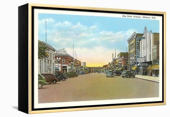 Box Butte Avenue, Alliance-null-Framed Stretched Canvas