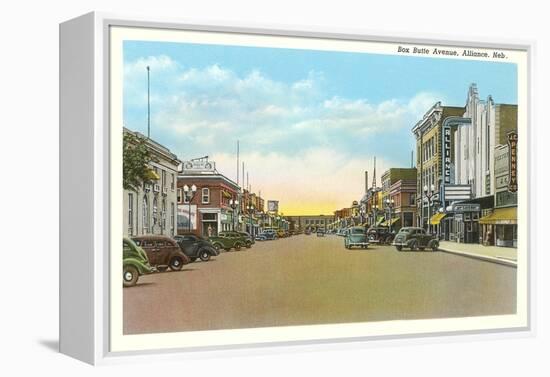 Box Butte Avenue, Alliance-null-Framed Stretched Canvas