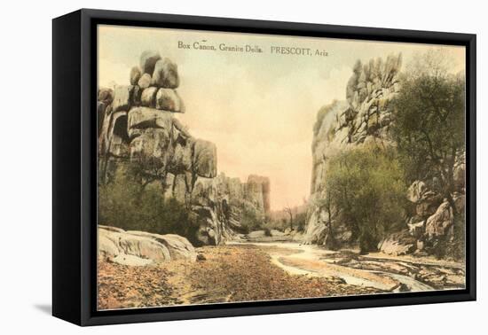 Box Canyon, Granite Dells, Prescott, Arizona-null-Framed Stretched Canvas