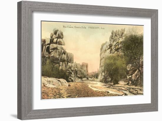 Box Canyon, Granite Dells, Prescott, Arizona-null-Framed Art Print