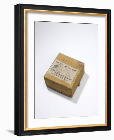 Box for Golliwog Mask, 1920S-null-Framed Giclee Print