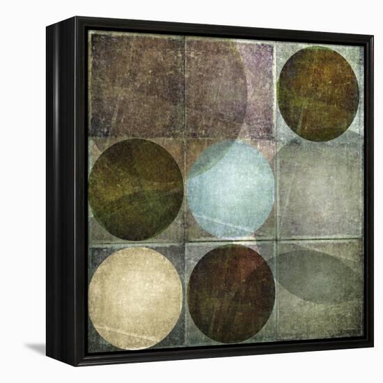 Box of Circles 1-Kristin Emery-Framed Stretched Canvas