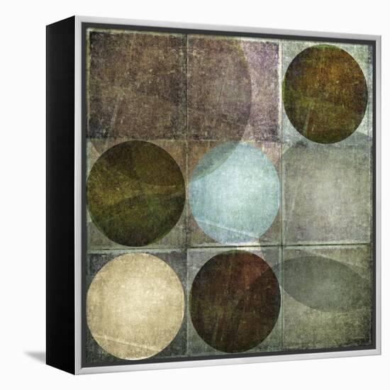 Box of Circles 1-Kristin Emery-Framed Stretched Canvas