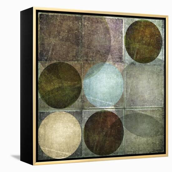 Box of Circles 1-Kristin Emery-Framed Stretched Canvas