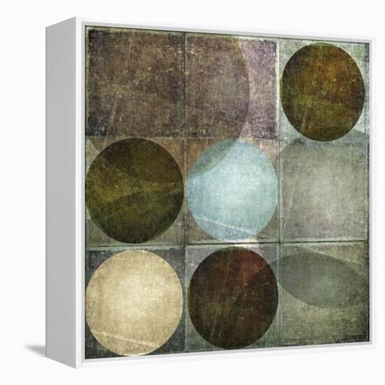 Box of Circles 1-Kristin Emery-Framed Stretched Canvas
