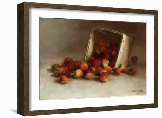 Box of Strawberries, 1897-Joseph Decker-Framed Giclee Print