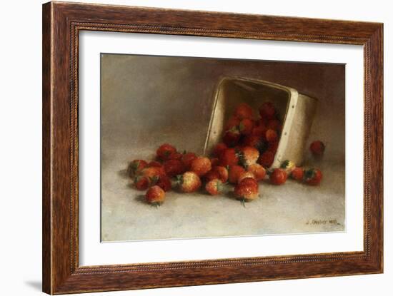 Box of Strawberries, 1897-Joseph Decker-Framed Giclee Print