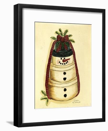 Box Snowman-Debbie McMaster-Framed Giclee Print