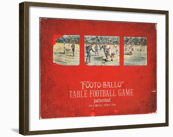 Boxed 'Footo-Ballo' Board Game-null-Framed Giclee Print