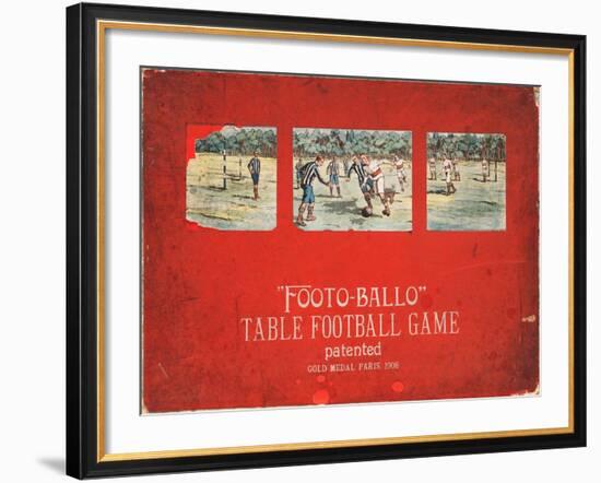 Boxed 'Footo-Ballo' Board Game-null-Framed Giclee Print