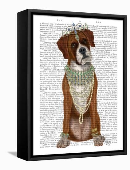 Boxer and Tiara, Full-Fab Funky-Framed Stretched Canvas