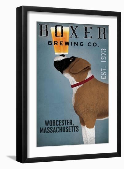 Boxer Brewing Company Worcester MA-Ryan Fowler-Framed Art Print