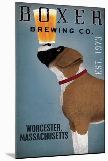 Boxer Brewing Company Worcester MA-Ryan Fowler-Mounted Art Print