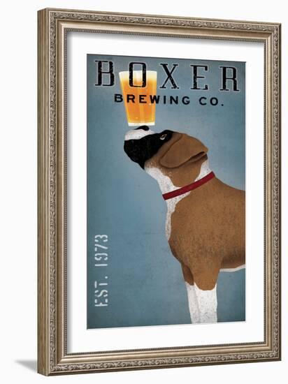 Boxer Brewing Company-Ryan Fowler-Framed Art Print