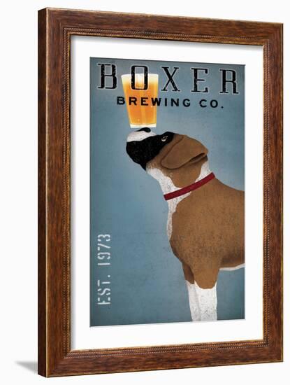 Boxer Brewing Company-Ryan Fowler-Framed Art Print