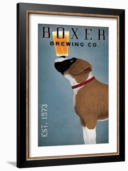 Boxer Brewing Company-Ryan Fowler-Framed Art Print