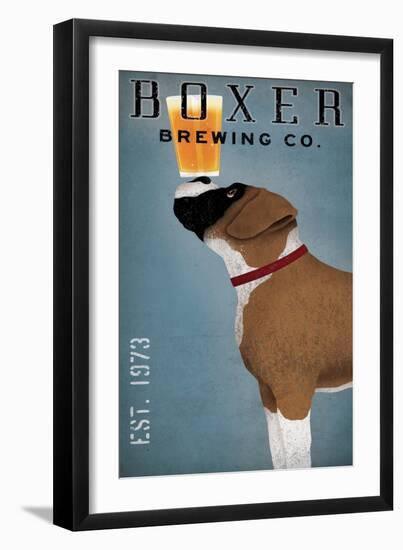 Boxer Brewing Company-Ryan Fowler-Framed Art Print
