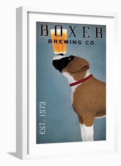 Boxer Brewing Company-Ryan Fowler-Framed Art Print