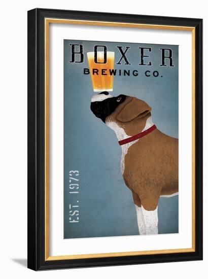 Boxer Brewing Company-Ryan Fowler-Framed Art Print