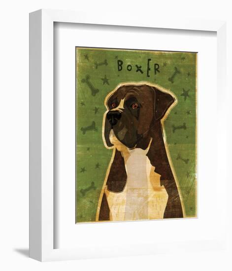 Boxer (Brindle)-John Golden-Framed Giclee Print