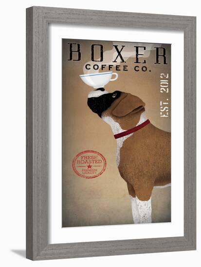 Boxer Coffee Company-Ryan Fowler-Framed Art Print