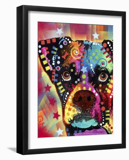 Boxer Cubism-Dean Russo-Framed Giclee Print