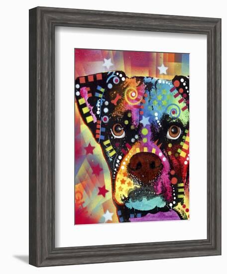 Boxer Cubism-Dean Russo-Framed Giclee Print