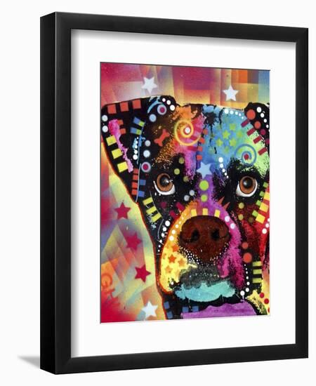 Boxer Cubism-Dean Russo-Framed Giclee Print