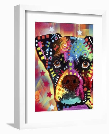 Boxer Cubism-Dean Russo-Framed Giclee Print