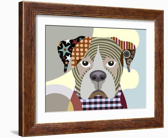 Boxer Dog-Adefioye Lanre-Framed Giclee Print