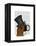 Boxer, Formal Hound and Hat-Fab Funky-Framed Stretched Canvas