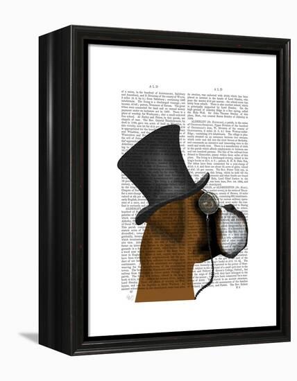 Boxer, Formal Hound and Hat-Fab Funky-Framed Stretched Canvas