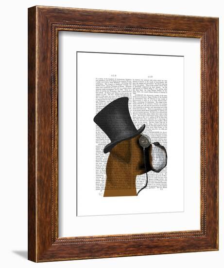 Boxer, Formal Hound and Hat-Fab Funky-Framed Art Print