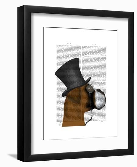 Boxer, Formal Hound and Hat-Fab Funky-Framed Art Print